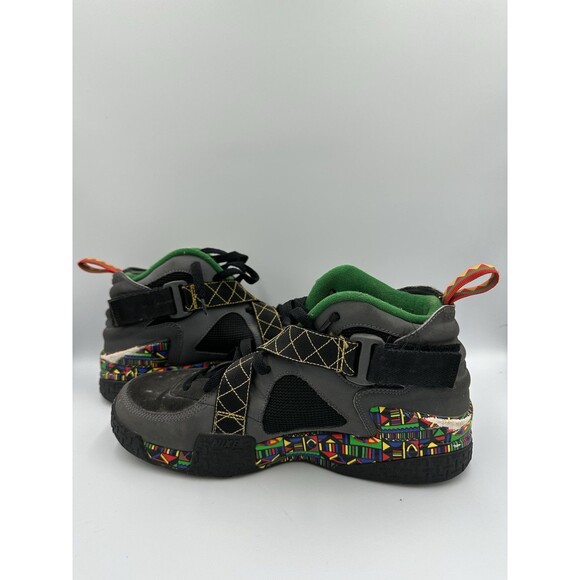 Size 10 2014 Nike Air Raid Peace Black/Dark Grey/Pine Green